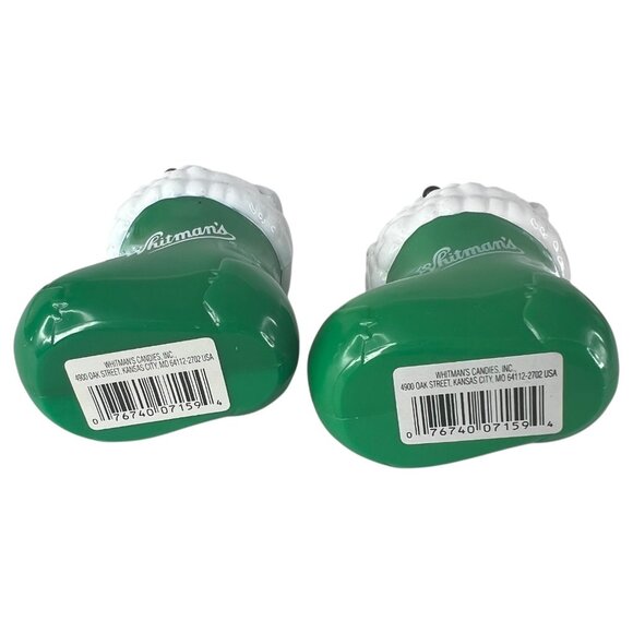 3 Whitmans Peanuts Snoopy Christmas Stocking Figurines Candy Holders Red Green - Picture 5 of 13